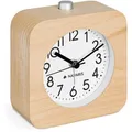 Produktbild: Navaris Wecker Viereck hellbraun, analog, Quarzuhr
