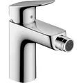 Produktbild: hansgrohe Logis 100 Bidet Armatur 71200000 chrom, Höhe 187 mm, Zugstangen Ablaufgarnitur