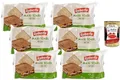 Produktbild: Italian Gourmet Maxi Toast Brotscheiben mit Olivenöl, große Sandwich-Scheiben, ideal zum Toasten & Belegen, Vorratspack 6 x 500 g (je 10 Scheiben) für Frühstück & Snack + Italian Gourmet Polpa