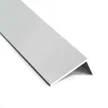 Produktbild: nielsen Aluminium Winkelprofil Silber matt eloxiert 1000x40x20 mm, Stärke: 2 mm, Länge: 100 cm, ungleichschenklig, Made in Germany, Eckschutzprofil, Kantenschutz, Abschlußprofil, Ausgleichswinkel