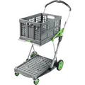 Produktbild: kaiserkraft | CLAX Klappmobil | mit 46-l-Klappbox | Green Edition