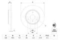 Produktbild: 2X 0 986 479 305 BOSCH Bremsscheibe für SMART