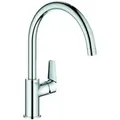 Produktbild: Grohe Spültisch-Einhebelmischer BauEdge chrom, hoher, schwenkbarer Auslauf