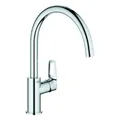 Produktbild: Grohe Einhebel Spültisch armatur BauEdge 31367 hoher Auslauf Grohe Zero chrom, 3