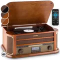Produktbild: (B-WARE) NOSTALGIE STEREO ANLAGE PLATTENSPIELER DAB+ UKW BLUETOOTH CD-PLAYER