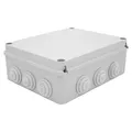 Produktbild: Abzweigdose | 250 x 200 x 95 mm | Verteilerdose mit eingedrückten Stufennippeln | IP 65 | Verteilerkasten