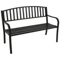 Produktbild: DEGAMO Gartenbank NEWPORT 2-sitzer 127cm, Metall schwarz
