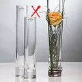 Produktbild: Sandra Rich Glasvase Blumenvase Serie SOLIFLEUR transparent 20cm