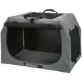 Produktbild: TRIXIE Hunde-Transportbox Hundebox Easy - grau - 71 × 49 × 51 cm grau 71 × 49 × 51 cm