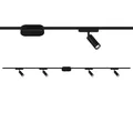 Produktbild: BRILONER - Schienensystem Luxtrail Starterset, 4x LED Spots, erweiterbar, schwenkbar, Lampen, Lichtschienensystem Decke, Strahler Schiene, Deckenlampe, LED Deckenleuchte, Spotlight, 2m, Schwarz