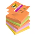 Produktbild: Post-it® Z-Notes Boost Haftnotizen extrastark farbsortiert, 5 Blöcke