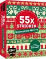 Produktbild: 55 x stricken - Weihnachts-Motive: Deine Strickmustersammlung als Kartenset