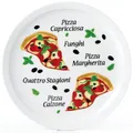 Produktbild: van Well Pizzateller Margherita, (6 St), Porzellan, spülmaschinen- und mikrowellengeeignet, Ø 30 cm