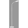 Produktbild: Office Step Led Stehlampe, Touchfunktion, Cct Farbtemperatursteuerung, Dimmbar, Schwenkbar, Weiß, 21 X 21 X 128 Cm - Briloner