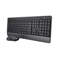 Produktbild: Trezo Wireless Spanische QWERTY Tastatur und Maus Langlebiges Design leise un...