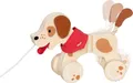 Produktbild: goki 54854 – Ziehtier Hund Max – Nachziehtier aus Holz mit Filzohren
