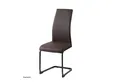 Produktbild: HTI-Living Freischwinger Schwingstuhl SallyP PU Braun (Stück, 1 St), Freischwinger Esszimmerstuhl Kunstleder