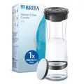 Produktbild: BRITA - Fill&Serve Filterkanne – 1,3 l – Schwarz – mit 1 MicroDisc Wasserfilter
