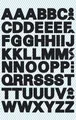 Produktbild: Avery Zweckform Aufkleber 3780 Buchstaben-Etiketten - A-Z 95 mm schwarz selbstklebend wetterfest