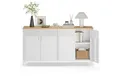Produktbild: SONGMICS Aktenschrank Küchenschrank, Metallschrank, Aufbewahrungsschrank Vielseitige Metallschrank mit verstellbaren Ablagen, 40 x 141 x 76 cm