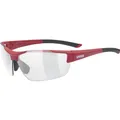 Produktbild: Uvex Sports Sportstyle 612 Variomatic light Sportbrille (Farbe: 3390 red mat, variomatic smoke) (3390 red matt, Variomatic Smoke, Variomatic light) (23451413)