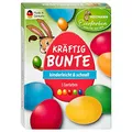 Produktbild: Eierfarben HEITMANN Eierfarben Kräftig Bunte - 5 flüssige Kaltfarben - Ostern - Ostereier bemalen, Ostereierfarbe - Grün, Blau, Gelb, Orange, Rot, 4062196077958_SML