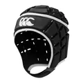 Produktbild: Canterbury Rugby Core Headguard | 360 Coverage | Soft-Edged Chin Strap | Designed Holes Aid Ventilation | Foam Padding, Helm, Unisex, Schwarz, XL