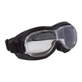 Produktbild: PiWear Motorradbrille Schutzbrille Toronto, schwarz mit klarem Glas