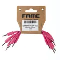 Produktbild: Eurorack Patchkabel 15cm 5er Pack Pink 3,5mm Mono-Klinkenstecker Modulare Synth