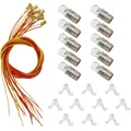 Produktbild: LED Beleuchtungssockel E5, 10 Stück, warmweiß, 12-14V, Modellbahn, Innen