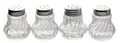Produktbild: APS Ministreuer 4er-Set Glas/Edelstahl