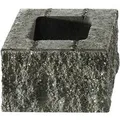 Produktbild: Kann Bruchsteinmauer Halbelement Grau-Nuanciert 25 cm x 25 cm x 15 cm