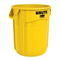 Produktbild: Mülleimer Rubbermaid Brute Container gelb 76 L mit Handgriffen, sehr widerstandsfähig 76013474
