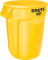 Produktbild: Rubbermaid Wertstoffsammler Brute, Polyethylen, rund, 75 l, gelb 133595