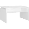 Produktbild: vidaXL Couchtisch Hochglanz-Weiß 68x50x38 cm Holzwerkstoff