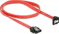 Produktbild: SATA-Kabel Delock SATA III -> SATA down St/St 0.50m rot Clip