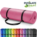 Produktbild: Yogamatte Fitnessmatte Gymnastikmatte Pilates Bodenmatte 185x60x1,0cm Rosa