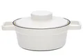 Produktbild: Riess, 2111-212, Kasserolle mit Deckel 20cm, PURE WHITE, AROMAPOTS, Truehomeware, Durchmesser 20 cm, Inhalt 1.20 Liter, Emaille, weiß, Induktion