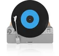 Produktbild: Plattenspieler Vinyl  Bluetooth  AudioTechnica System Holz Blaupunkt VT100SL