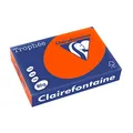 Produktbild: Clairefontaine 1873C - Ries Druckerpapier / Kopierpapier Trophee, intensive Farben, DIN A4, 80g, 500 Blatt, Ziegelrot, 1 Ries