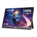 Produktbild: ARZOPA 16.1'' 144Hz Tragbarer Monitor mit Einem Standfuß, 106% sRGB 1920×1080P FHD HDR 144HZ Gaming Monitor, Ultra-dünn - Augenschutz-Externer Zweiter Bildschirm für Laptop/PC/Mac/PS3/4/5/Xbox - Z1FC