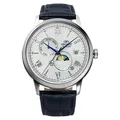 Produktbild: Orient RA-AK0802S30B Bambino Sun & Moon – elegante Herrenuhr, 42 mm  Garanti