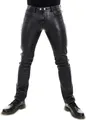 Produktbild: Bockle® New 5 BoB Lederhose Lederjeans Echtleder Herren Leder Hose, W42/L36