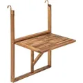 Produktbild: Balkontisch Hängetisch Balkonhängetisch Klappbar Klapptisch Balkon Tisch Holz