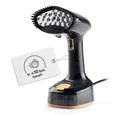 Produktbild: CLEANmaxx Dampfbürste faltbar 1600W schwarz 165ml Tank, 1600 W, Dampfglätter für Kleidung, Mit 2in1 Funktion