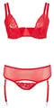 Produktbild: Cottelli Collection BH Set, Rot Bra Set 95F, 2XL