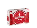 Produktbild: Campari Soda, Aperitif – Der beliebte italienische Aperitif Klassiker fix und fertig gemixt – Perfekter Drink für spontane Anlässe, After Work und als Party Präsent – 5 x 0,098 l