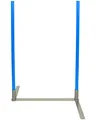 Produktbild: SPORTIKEL24 2by2 Weave Poles – Blau – 2er Set Agility-Slalomstangen mit Metallbasis – für Training & Parcoursaufbau – erweiterbar & mobil