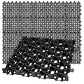 Produktbild: BigDean 20x Rasengitter Paddockplatte SCHWARZ 50x50 cm Rasenmatten Rasenwaben Kiesgitter Parkplatzrasen 5 m²