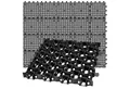 Produktbild: BigDean Rasengitter 20x Paddockplatte SCHWARZ 50x50cm Reitplatzmatten Rasenmatten Rasenwab, 50x50 cm, Set, 20-St., Rasengitter, UV-Beständig, Leichtverlegbar, Belastbar, Erosionsschutz
